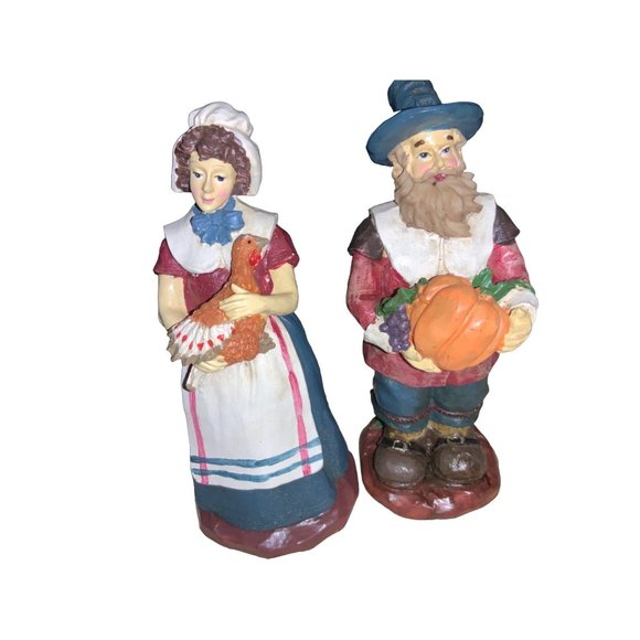 Thanksgiving Pilgrim figures - Picture 1 of 13
